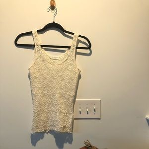 EXPRESS Sheer Lace Tank